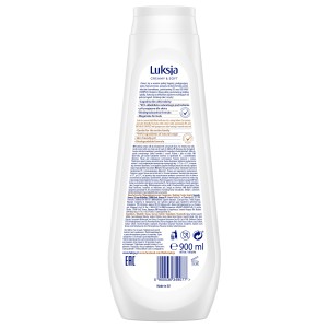 Luksja Creamy & Soft Kremowy płyn do kąpieli Mleczko bawełniane i Prowitamina B5 900 ml